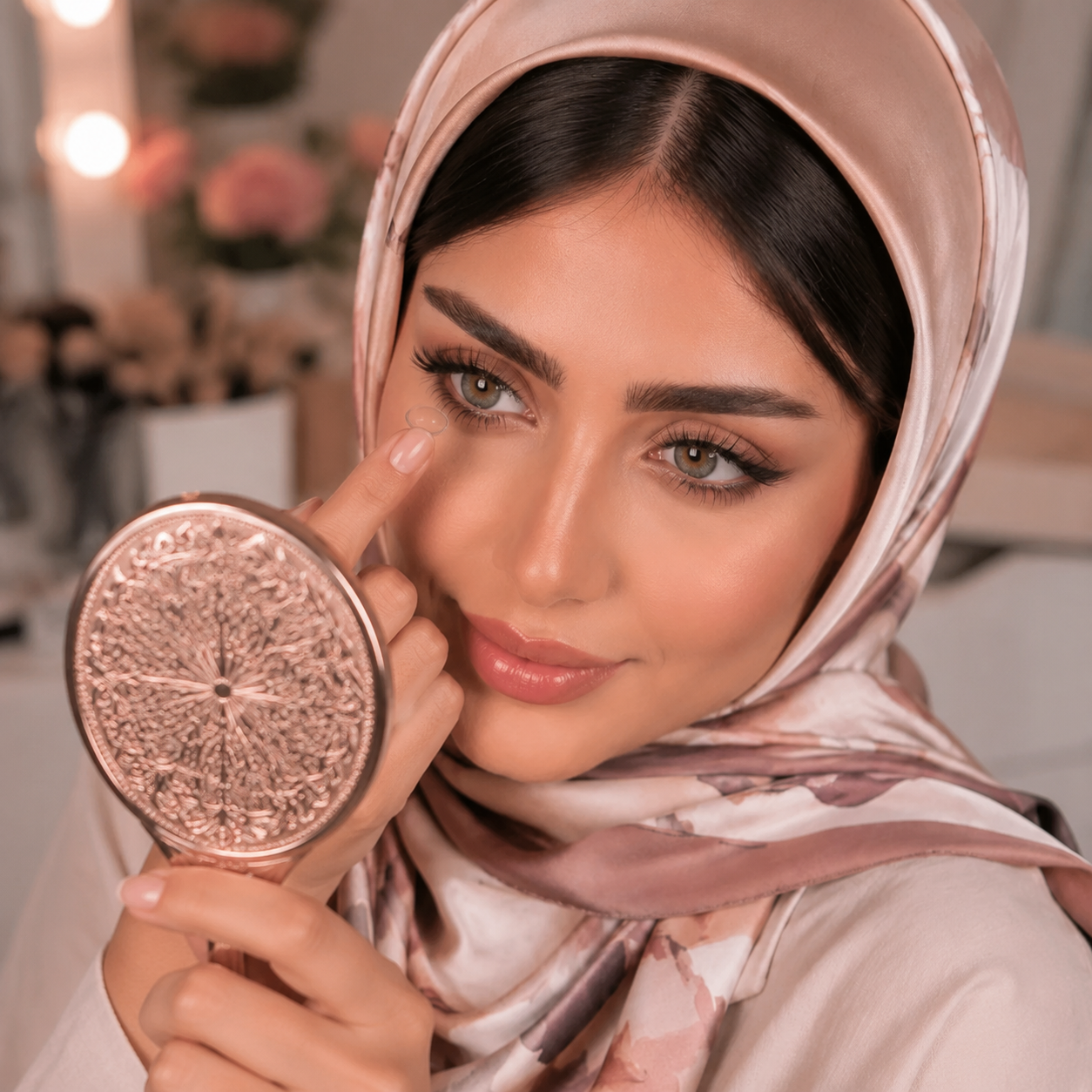ترفندهای آرایش با لنز چشم: اول لنز بگذاریم یا آرایش کنیم؟