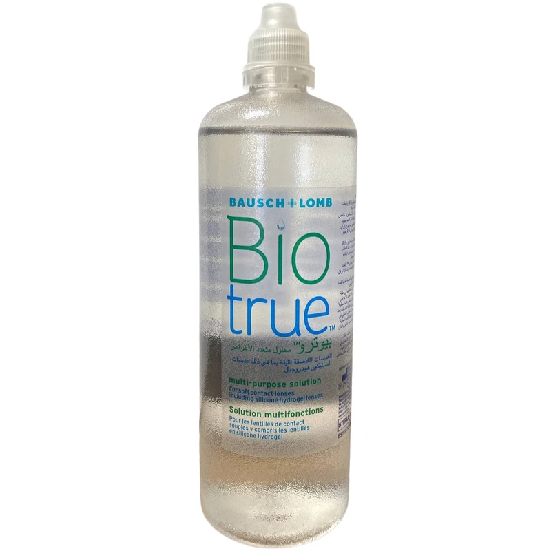 محلول شستشو لنز بوش اند لوم بایو ترو BAUSCH & LOMB BIO TRUE