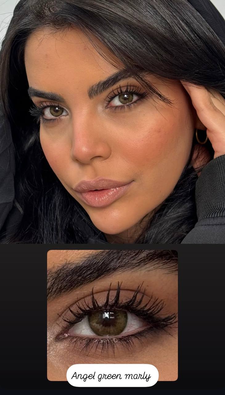لنز رنگی مارلی انجل گرین  MARLY ANGEL GREEN