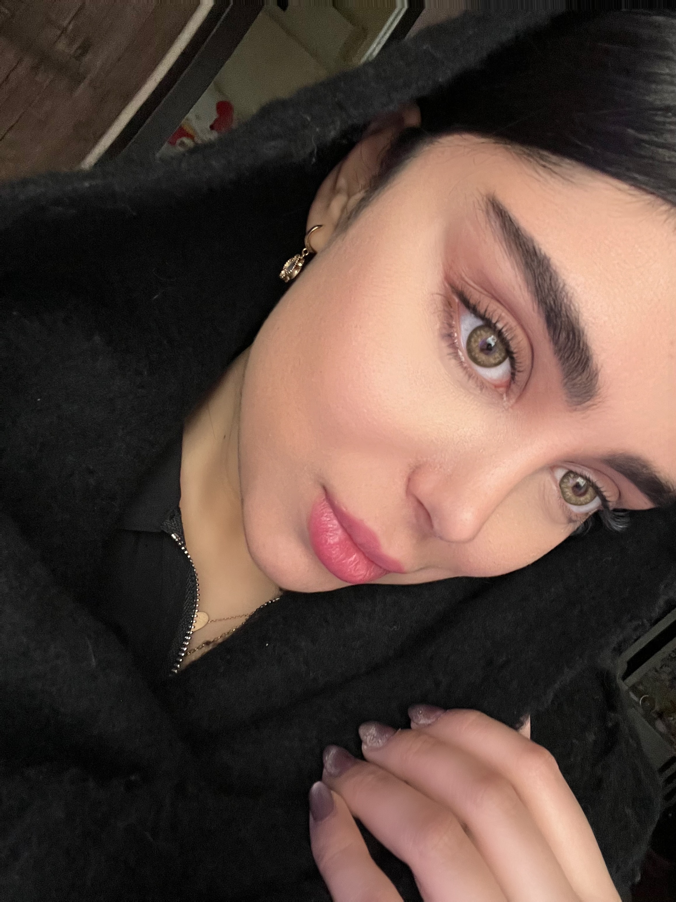 لنز رنگی میس لنز کارامل اسپارک MISS LENS CARAMEL SPARK