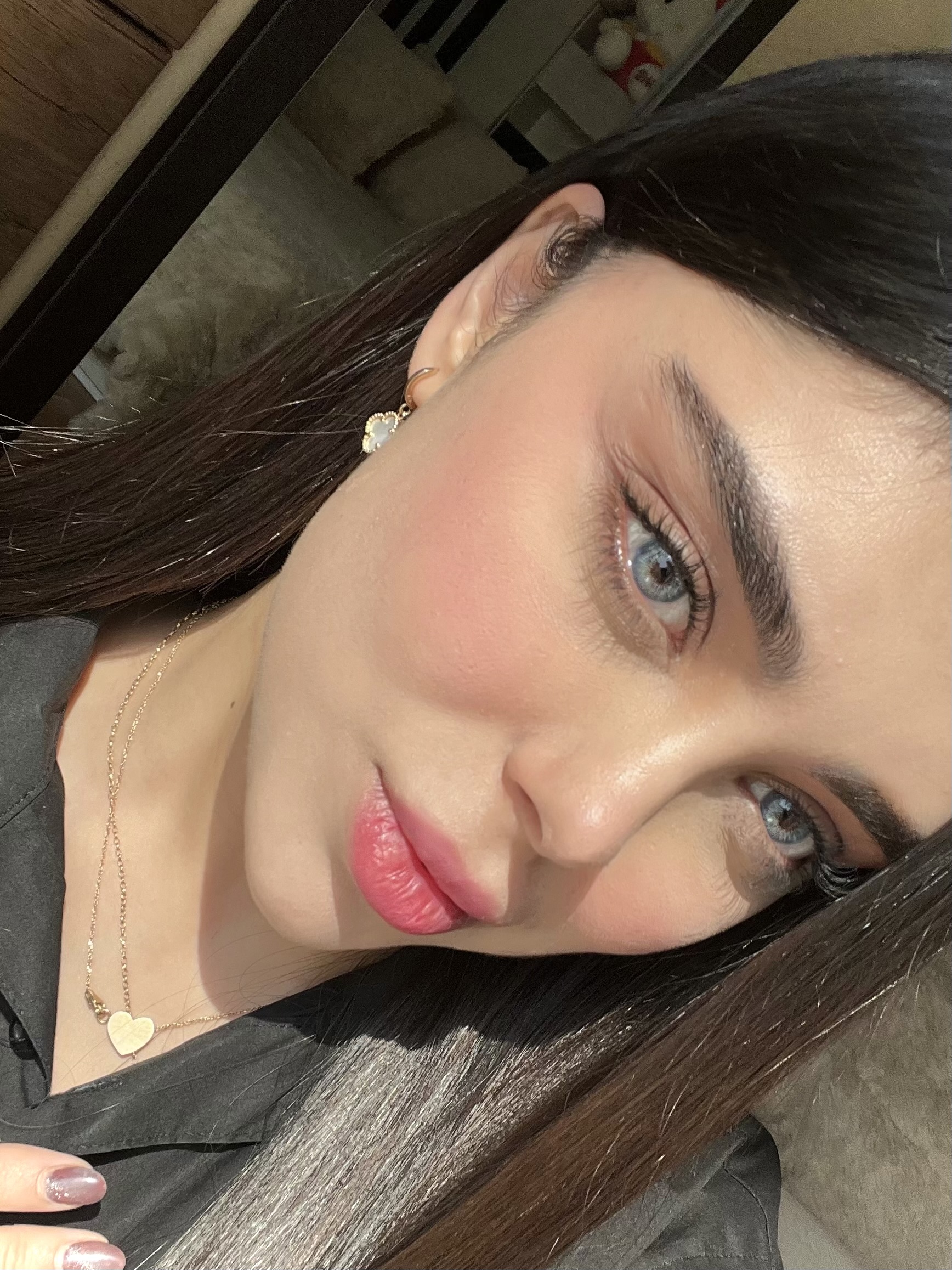 لنز رنگی میس لنز سفورا بلو  MISS LENS SEPHORA BLUE