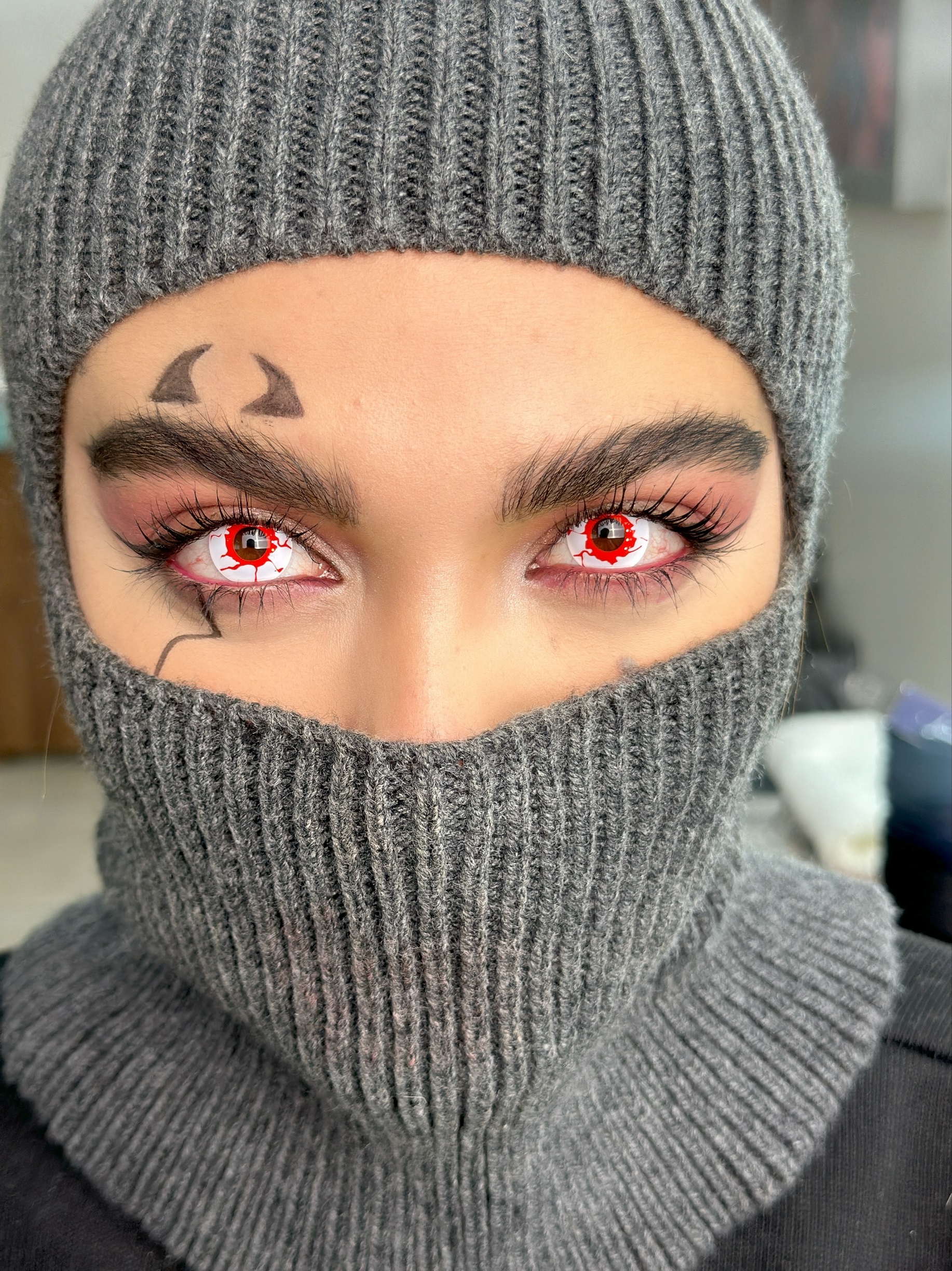 لنز رنگی هالووین  HALLOWEEN کد 005