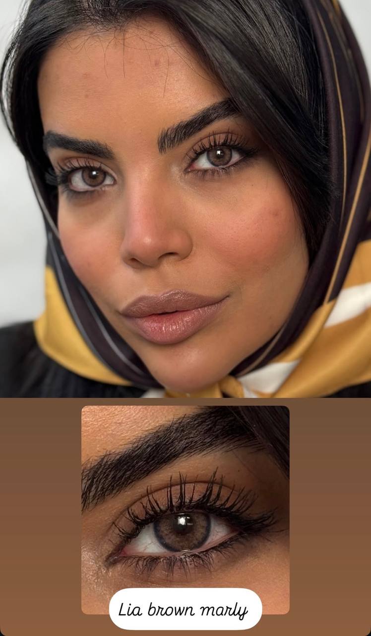 لنز رنگی مارلی لیا براون  MARLY LIA BROWN
